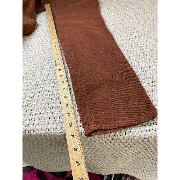 Poetry Womens Corduroy Pants Rust Brown size 4 Slim straight Capsule Neutral - Picture 8 of 16